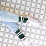 AmorSocks-calcetines-socks-retro-bajos-tobilleros-old-school-verde-botella-rayas-blancas-green-white