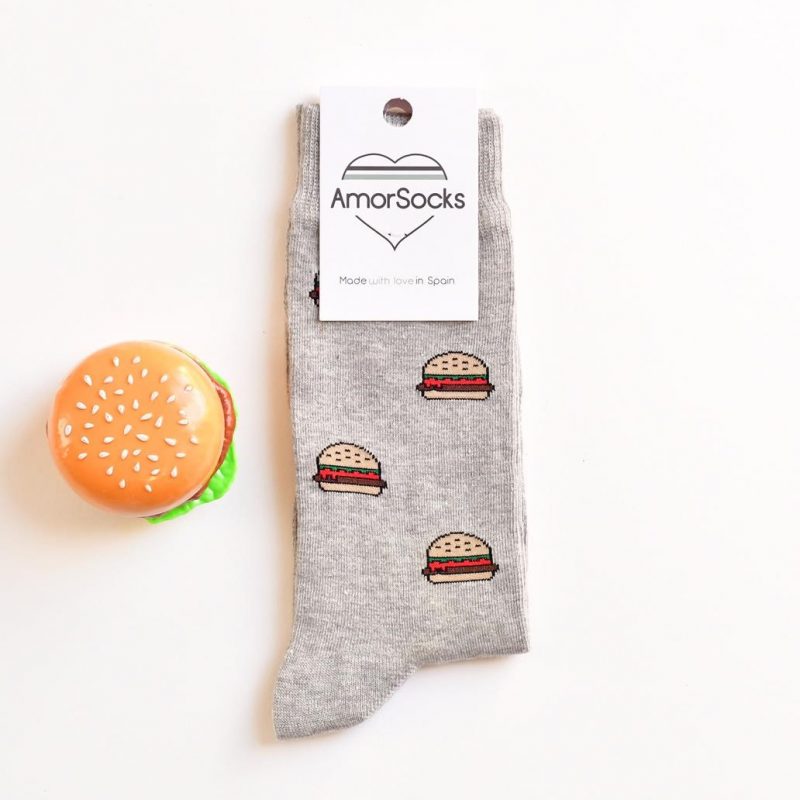 amorsocks-calcetines-socks-amorburger-grey-gris-hamburguesa-hamburger-burger