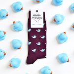 AmorSocks-calcetines-socks-patos-patitos-de-goma-ducks-rubber-ducks-burdeos-azul-blue