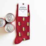 amorsocks-calcetines-socks-amorbeer-red-beer-jarras-de-cerveza-rojo-burdeos