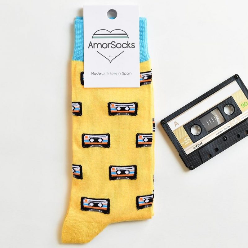 AmorSocks Cassette Yellow Pack